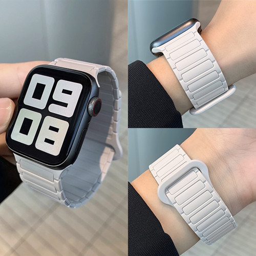 适用iwatch张婧仪同款磁吸表带