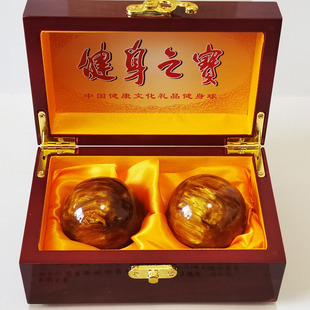 金丝海柳健身球手球文玩实心保健球中老年人手握球按摩练手球把玩