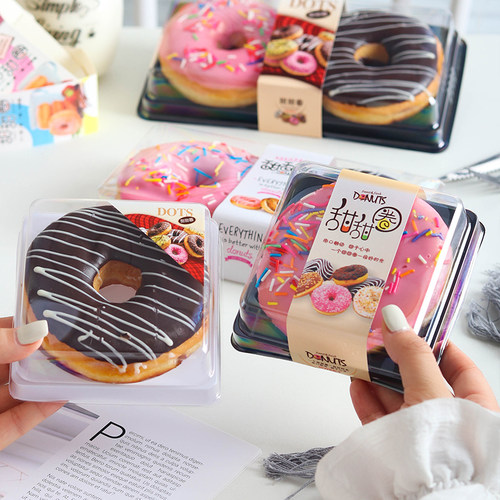 甜甜圈包装盒烘焙天地盖