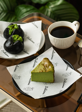 防油纸蛋糕垫纸隔油硅油纸吸油纸汉堡面包纸烘焙托盘食品油纸18cm