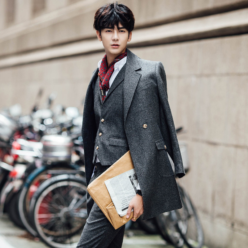 Costume homme en coton pour automne - Ref 1551552 Image 4