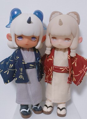 ob11娃衣和服套装日式浴衣YMY GSC ob22娃衣棉花娃娃20cm娃和服