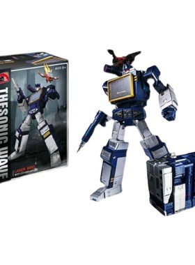 酷变宝THF-01J声波 大师级MP-13 变形玩具TAKARA日版带激光磁带