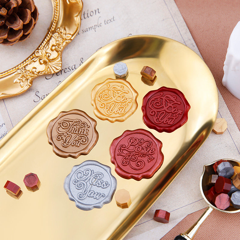 复古火漆印章成品封口贴火漆蜡浮雕信纸信封礼物礼品请柬装饰贴