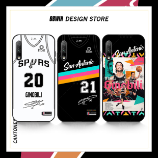 马刺队蒂姆邓肯帕克吉诺比利手机壳适用iPhone16Promax经典黑白球衣苹果15/14/13/x邓肯人像多款安卓贴皮软壳