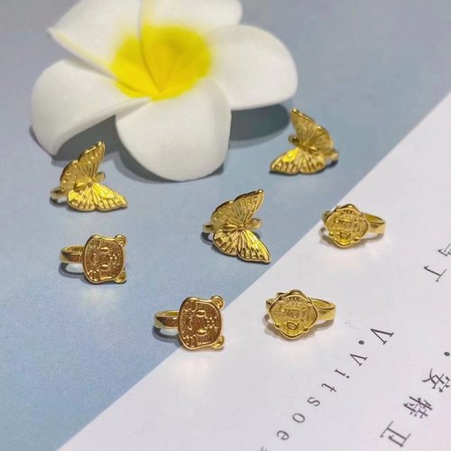 越南沙金diy配件扣扣手链