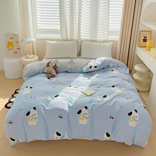 纯棉全棉儿童夏季薄款可定做超大被套单件单独被罩家用卡通铺盖套