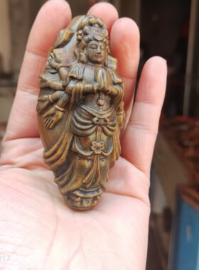 阿根廷绿檀自带香味文玩工艺品