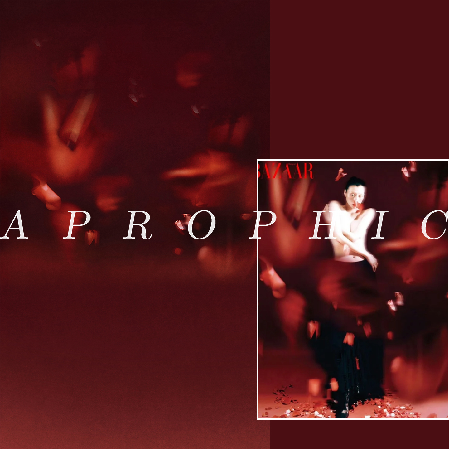 个性红色油画室内拍照背景纸商拍油画摄影背景红色复古背景布