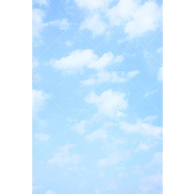 影楼蓝色天空拍照儿童写真背景影棚蓝天白云拍照摄影写真背景纸