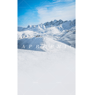 冬天雪山山峰拍照背景纸直播间3D雪景布置背景纸羽绒服雪景拍照布