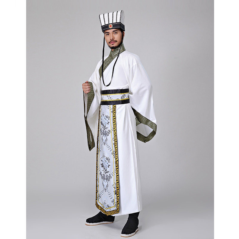 男士汉服诸葛亮大臣文武百官春秋战国唐朝影视剧话剧舞台服装租赁