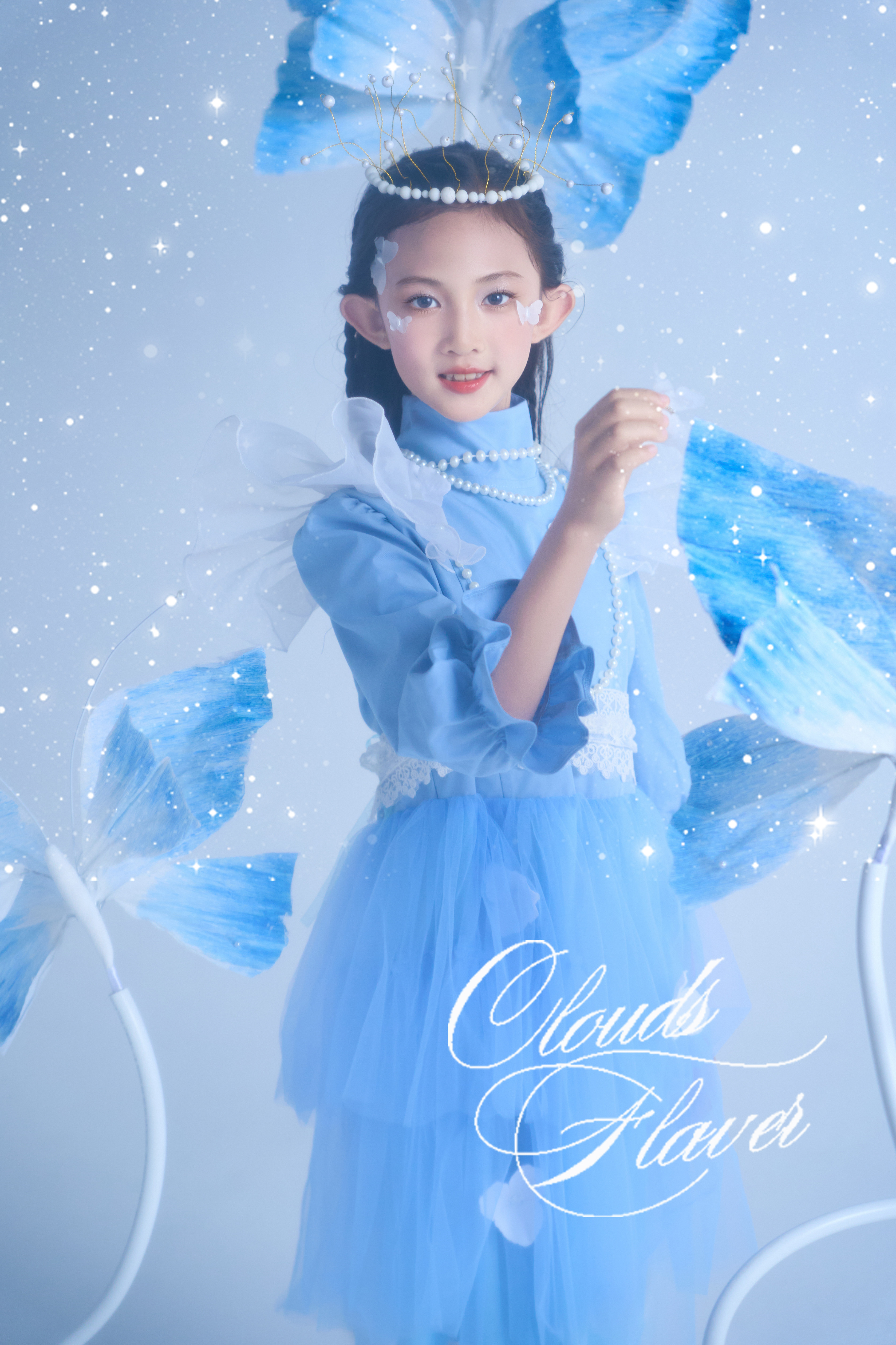 儿童摄影服装潮童T台走秀杂志风主题拍照衣服影楼写真照表演服