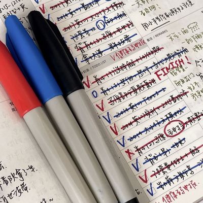 小红书同款雄狮88通用笔划重点写标题细头勾线笔粗线笔水性笔