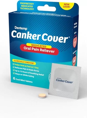 Dentemp Canker Cover-Canker Sore Medicine Pain Reliever