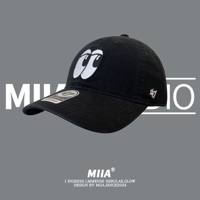 47Brand新款眼睛刺绣棒球帽