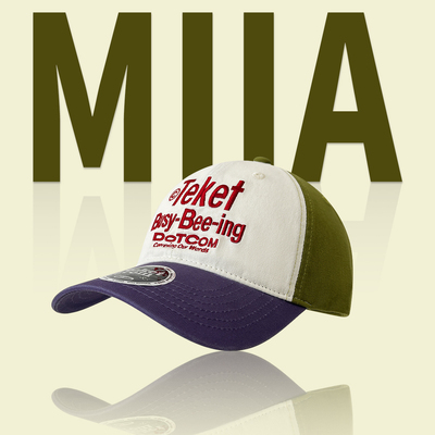 TEKET复古撞色棒球帽显脸小