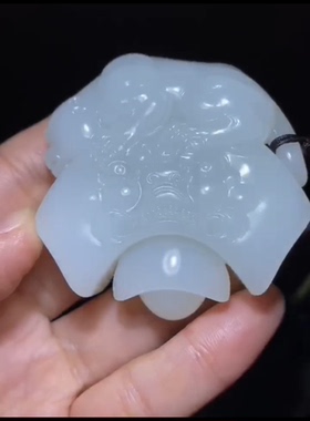 暴富 守护 守业 新疆和田籽料一级老熟 雕工精湛  温润细腻102克