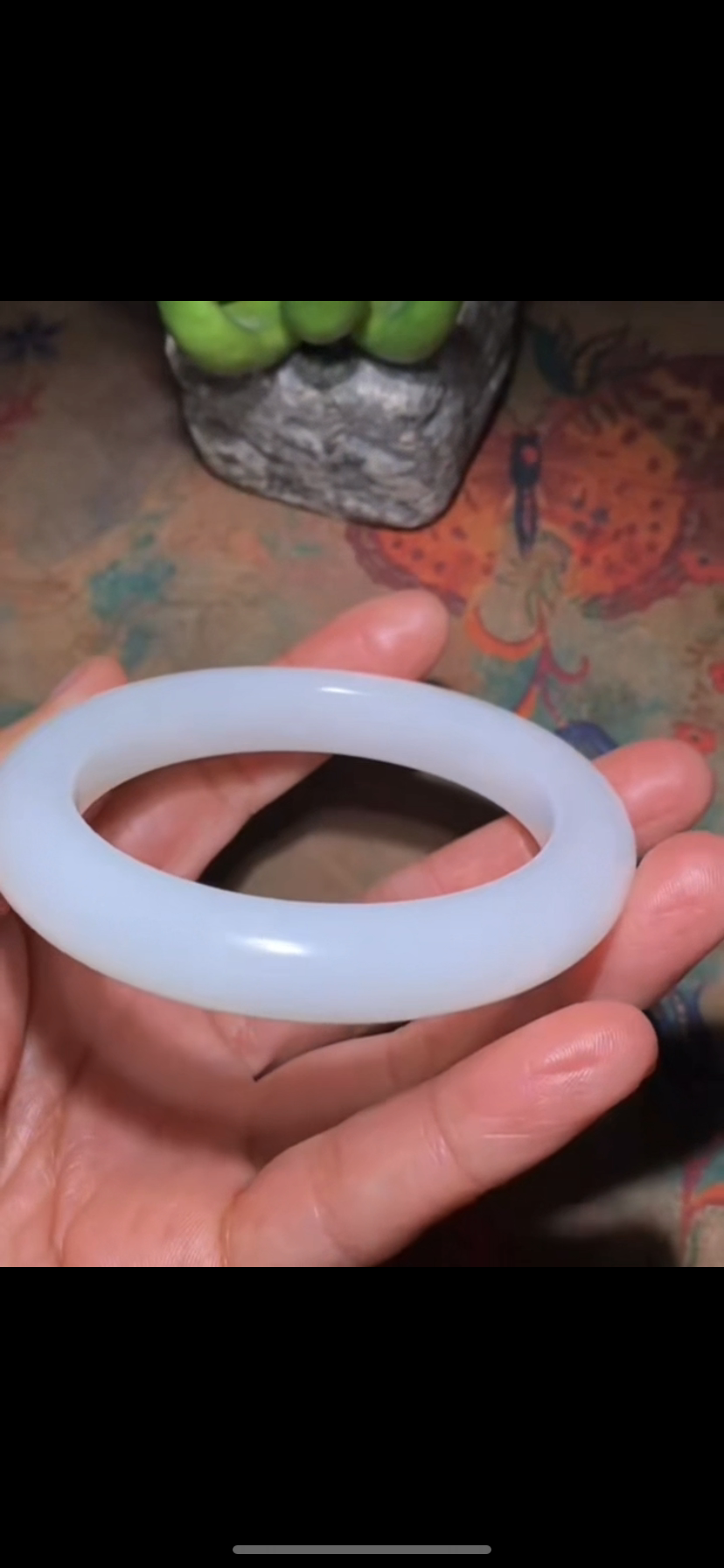 天然高品质新疆和田籽料手镯一级白温润细腻油糯58.5mm正品带证书