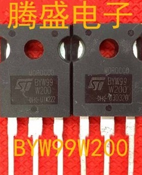 回收电子元器件BYW99-W200 BYW99W200 35A200V进口肖特基二极管