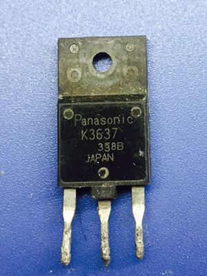 回收电子元器件K3637 2SK3637 50A200V MOS场效应管进口拆机件