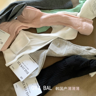 永远可以相信BAL的调色韩国进口女袜超薄透气纯色中筒袜堆堆袜