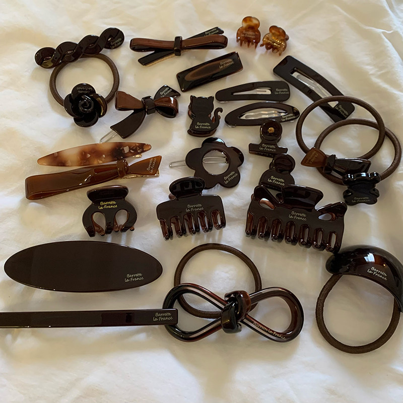 美拉德巧克力棕色 韩国进口France金标醋酸发夹抓夹侧边夹刘海夹,饰品/流行首饰/时尚饰品新,发饰,淘宝优惠券,粉丝福利购,淘宝优惠卷