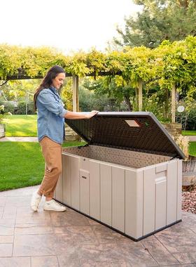 lifetime来福太别墅花园收纳箱防雨整理箱大箱阳台储物杂物箱户外