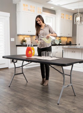 lifetime来福太折叠桌便携办公桌餐桌毛笔字桌 可折叠桌子