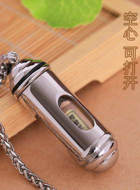 钛钢楞严嘎乌瓶空心可放东西