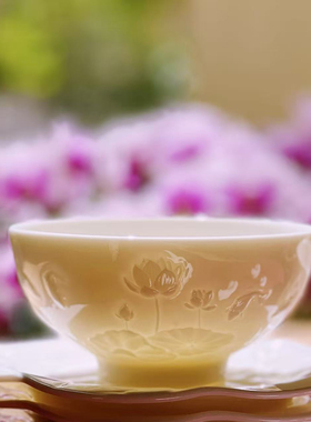 羊脂玉4.75寸饭碗家用餐具米饭碗面碗汤碗不可进微波炉