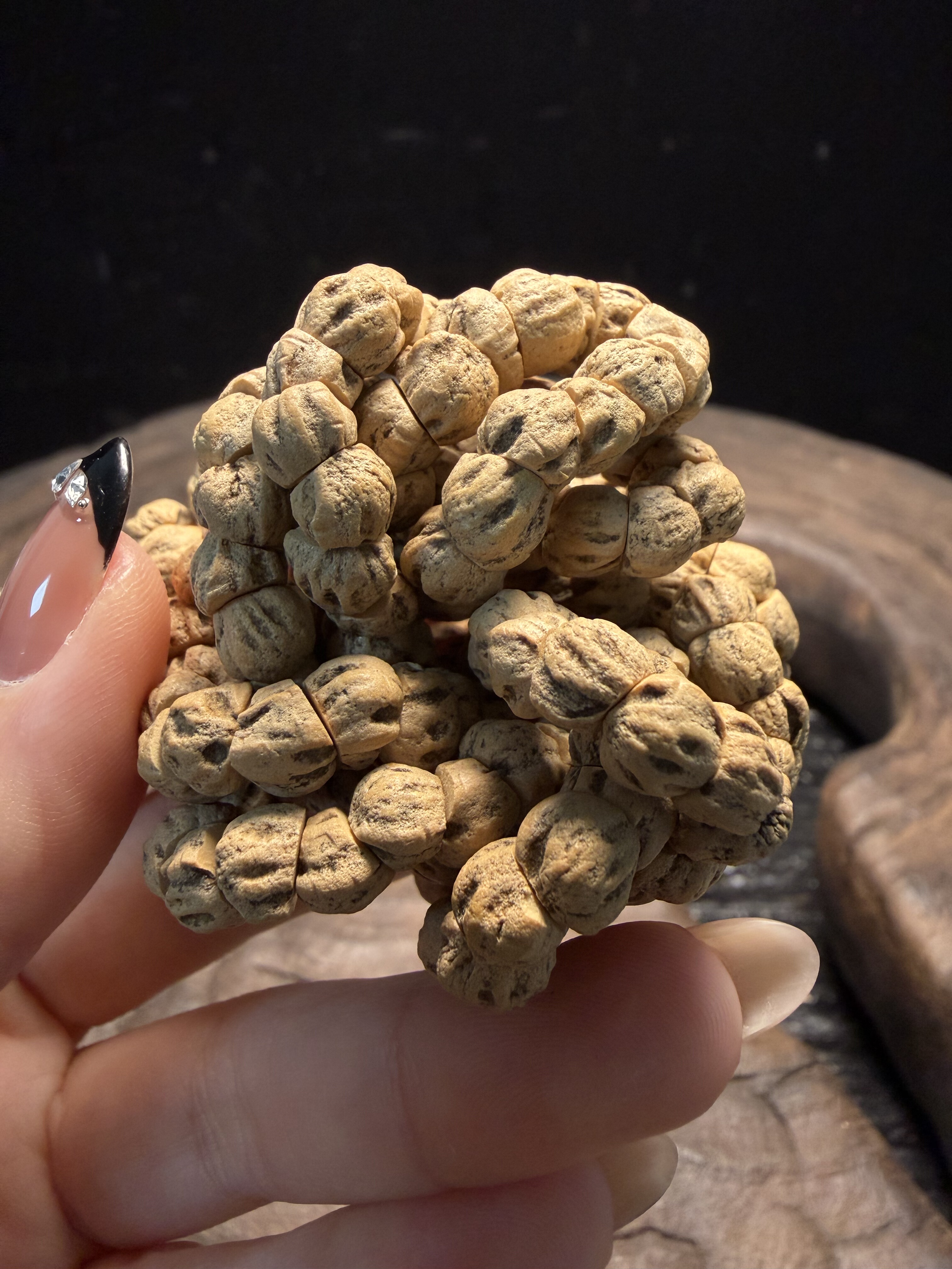 热振百香籽几何微切斜切猪大肠脏脏鬼脸顺纹深坑鬼纹路高油新手1
