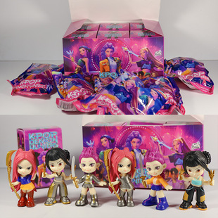 KPOP恶魔猎人手办盲盒舞娘风Q版 人偶模型收藏玩具动漫儿童节摆件