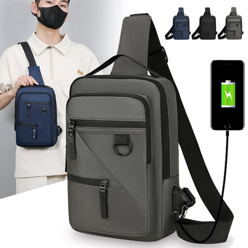 胸包单肩斜挎大容量防泼水