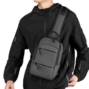 大容量男士10寸平板电脑胸包尼龙防水单肩斜挎包户外手提胸前背包