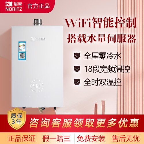 能率伺服恒16L强排式燃气热水器
