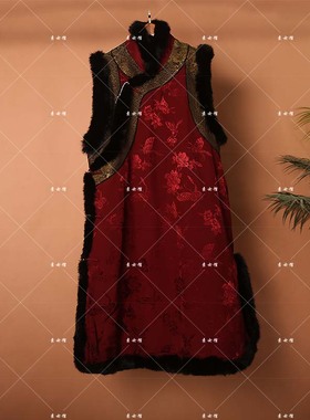 25627新款新中式中国风素马甲