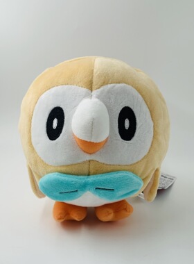 #722 木木枭 御三家宝可梦神奇宝贝口袋妖怪毛绒公仔玩偶玩具手办