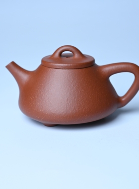 美壶网紫砂壶手工手制黄龙山宝山矿区红降坡泥子冶石瓢壶160cc