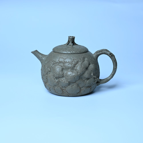 美壶网手工手制紫砂壶特好老青段泥云松供春壶 茶壶 茶具 230cc
