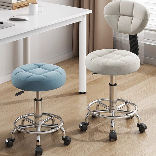 【热销爆款】滑轮圆凳子高脚凳子