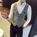 S8731-V2020男领夜店酒吧KT马甲工作服大码少爷服务生马甲P50，男装背心/马甲，星座717A