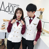 Q8758-新款空少系列男女款短马甲外套工作服发型师马甲P50，男装背心/马甲，星座717A