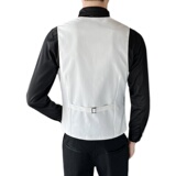 LT804*男商务褶皱短款V领马甲夜店酒吧餐厅KTV潮工作服P50，男装背心/马甲，星座717A