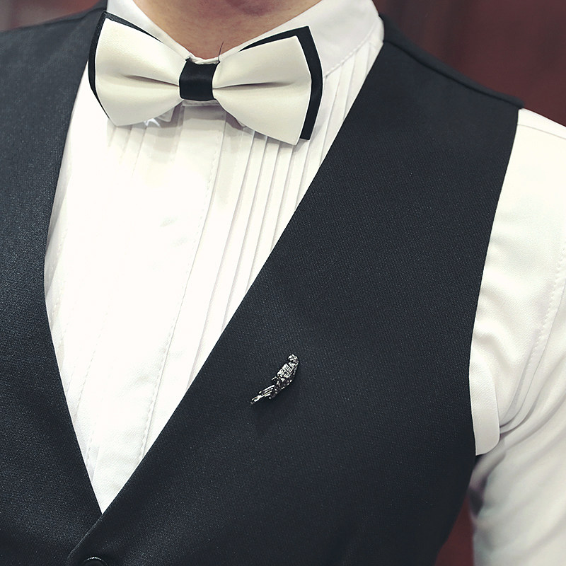 Y8755-V鹦鹉纯色短款单排扣马甲夜店KT酒吧马甲工作服P50,男装背心/马甲,星座717A