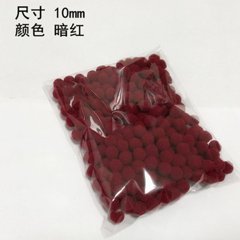 152025MM1CM 단색 높은 탄성 봉제 공 유치원 수제 DIY 재료 다채로운 휴대 전화 장식 해바라기