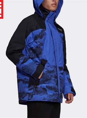 发售价1999三叶草ADIDAS男户外防风保暖休闲羽绒服 H13578 H13576