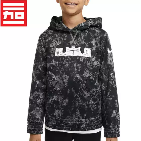 Nike Nike Autumn and Winter Fleece Men's James Hooded Sports Sweatshirt Pullover Cu8922-084