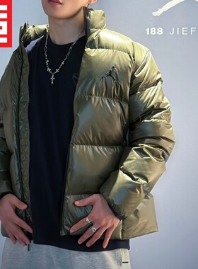 Nike/耐克 JORDAN男子款 立领简约保暖纯色外套羽绒服FV7272-222