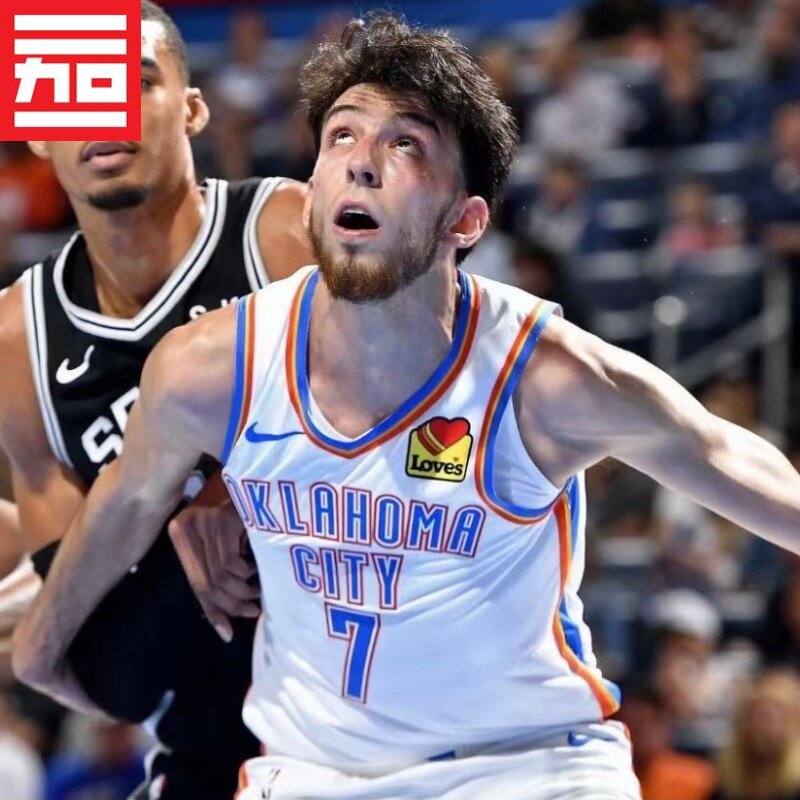 NIKE耐克男款霍姆格伦OKC雷霆SW透气速干训练球衣背心 DN2088-102